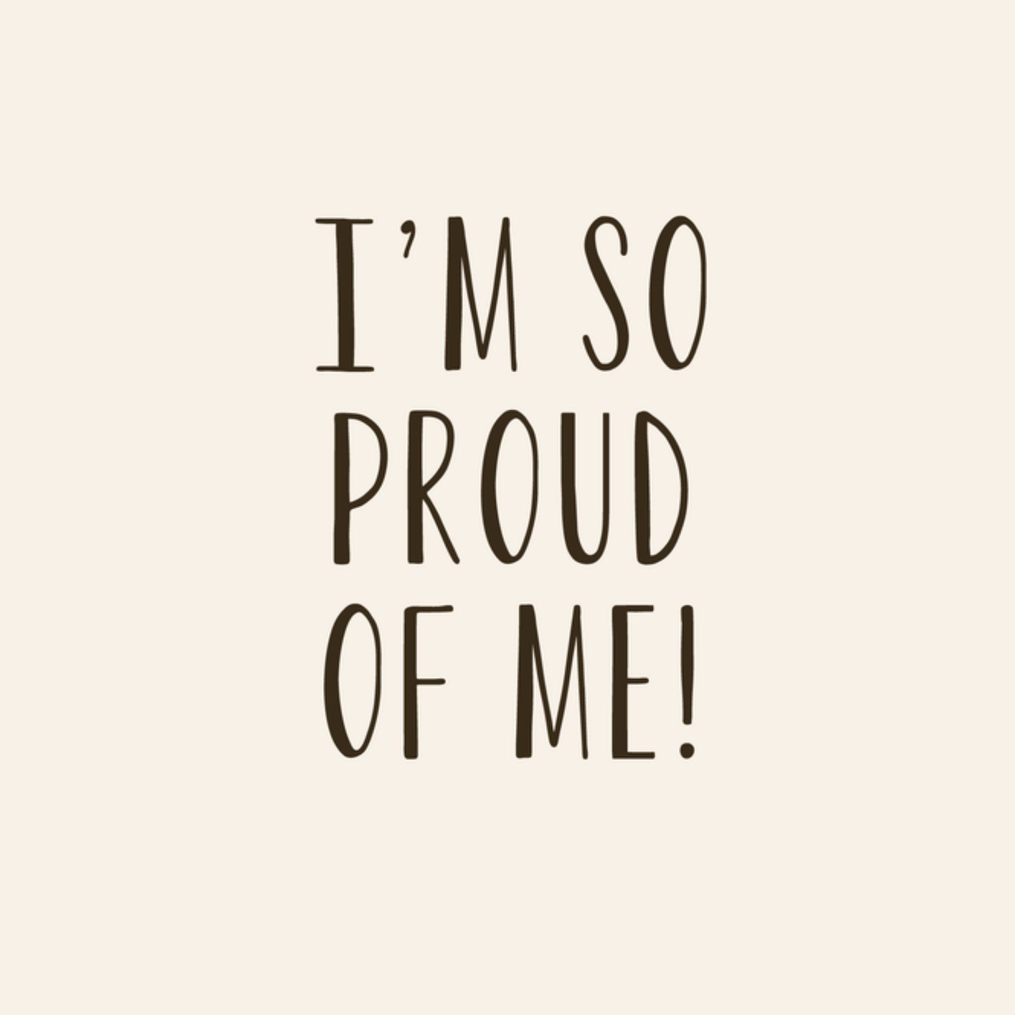 Greetz Zomaar kaart Future Me Proud of me Vierkant