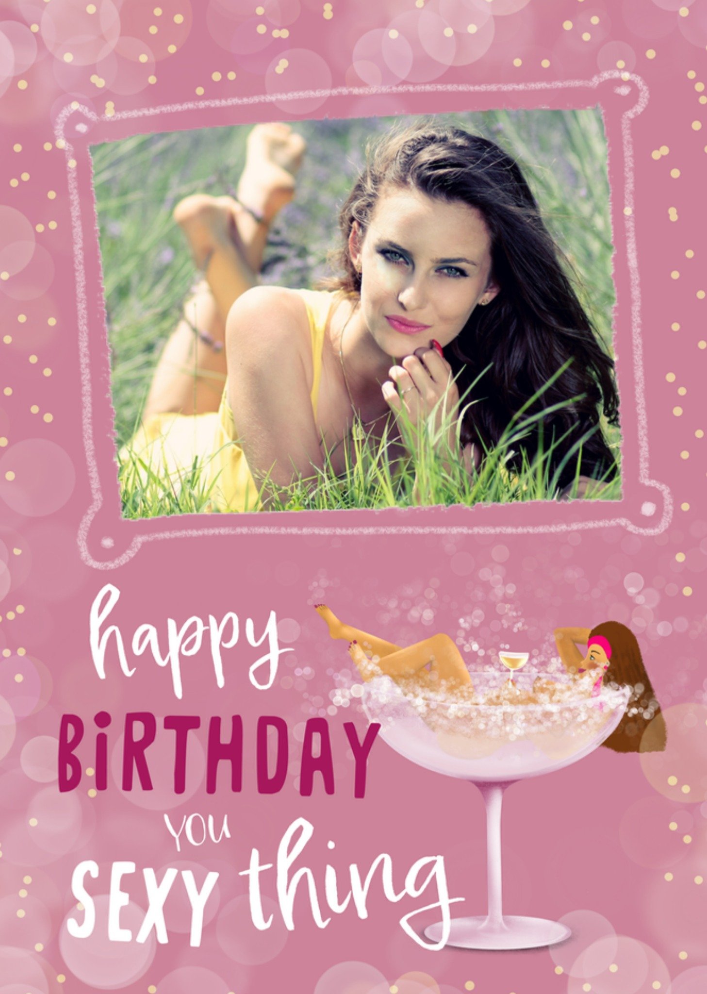 Patricia Hooning Verjaardagskaart Met foto Sexy thing Kaart Fishuals