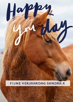 Paard Verjaardag Kaart