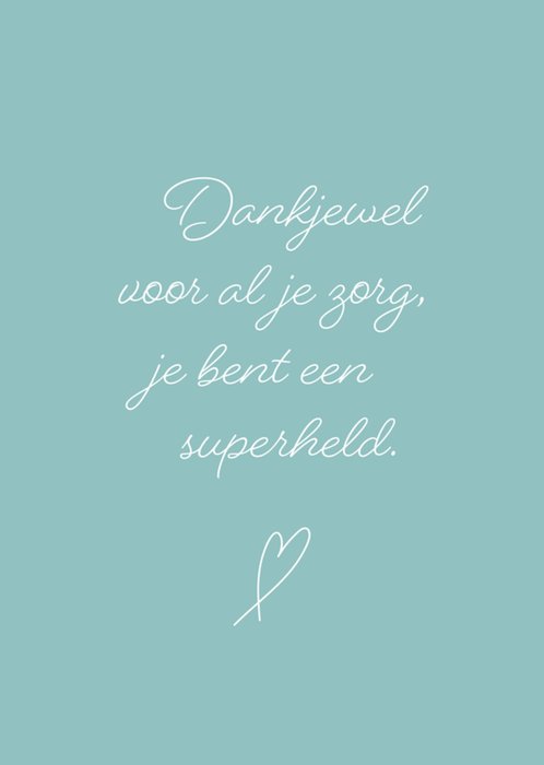 Greetz | Bedankt kaart | Je bent een superheld