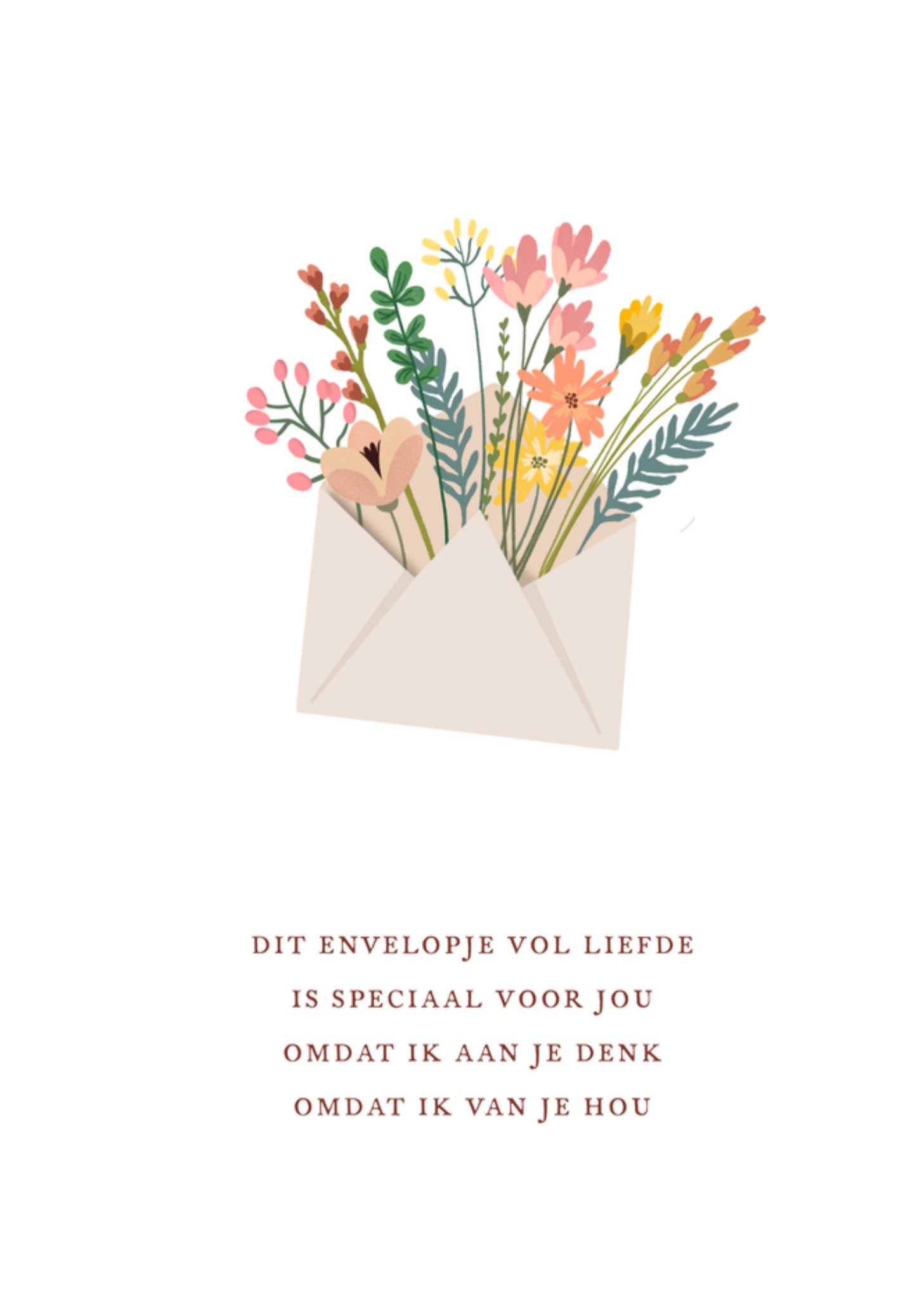 Valentijn envelopje Greetz