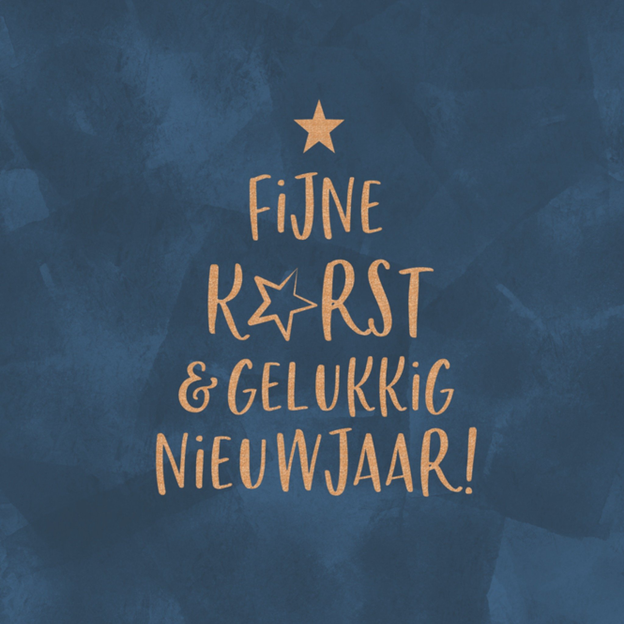 Kerstkaart Fijne Kerst Gelukkig Nieuwjaar! Tsjip