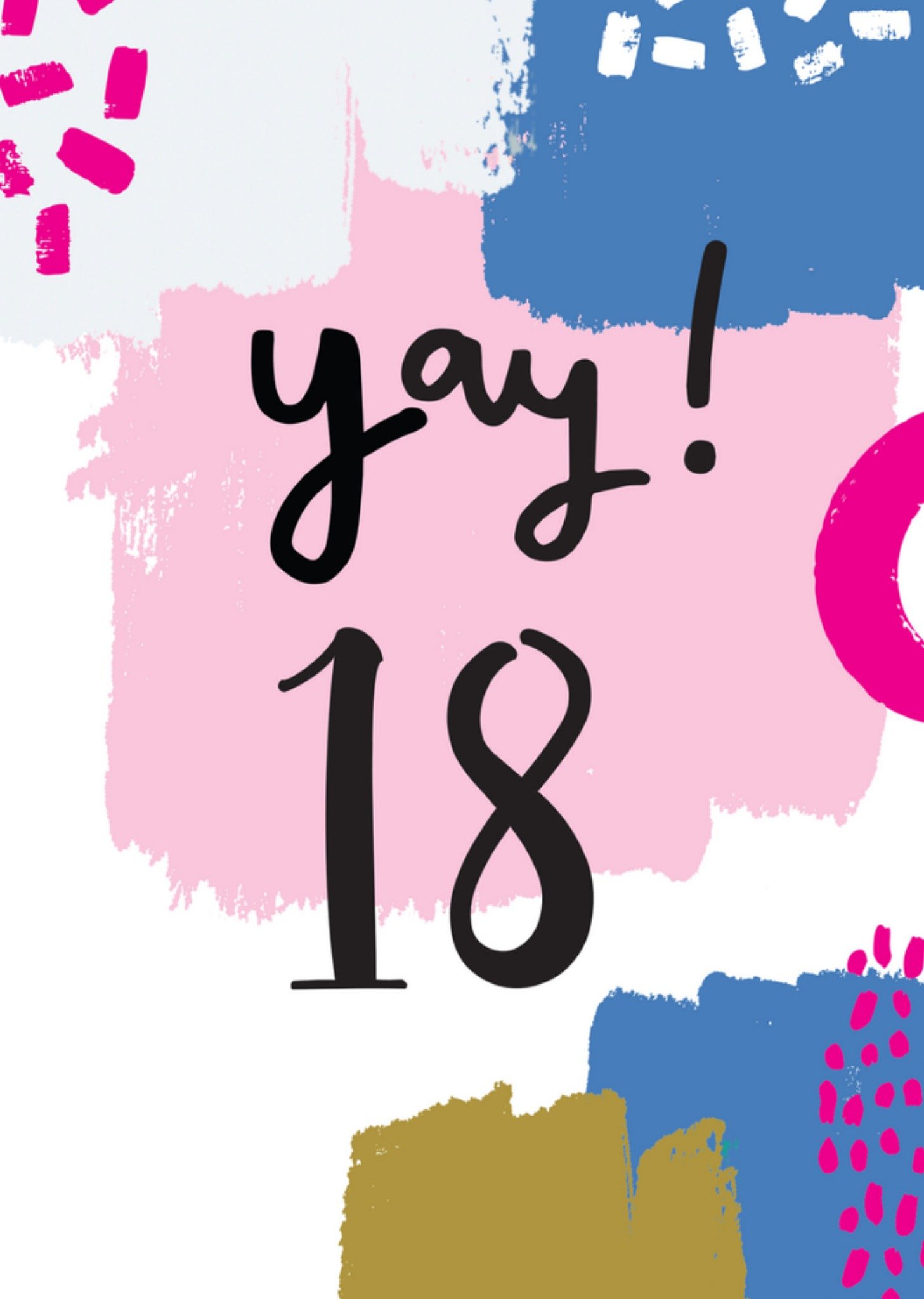 Natalie Alex Verjaardagskaart yay! 18 Kaart Mifkins