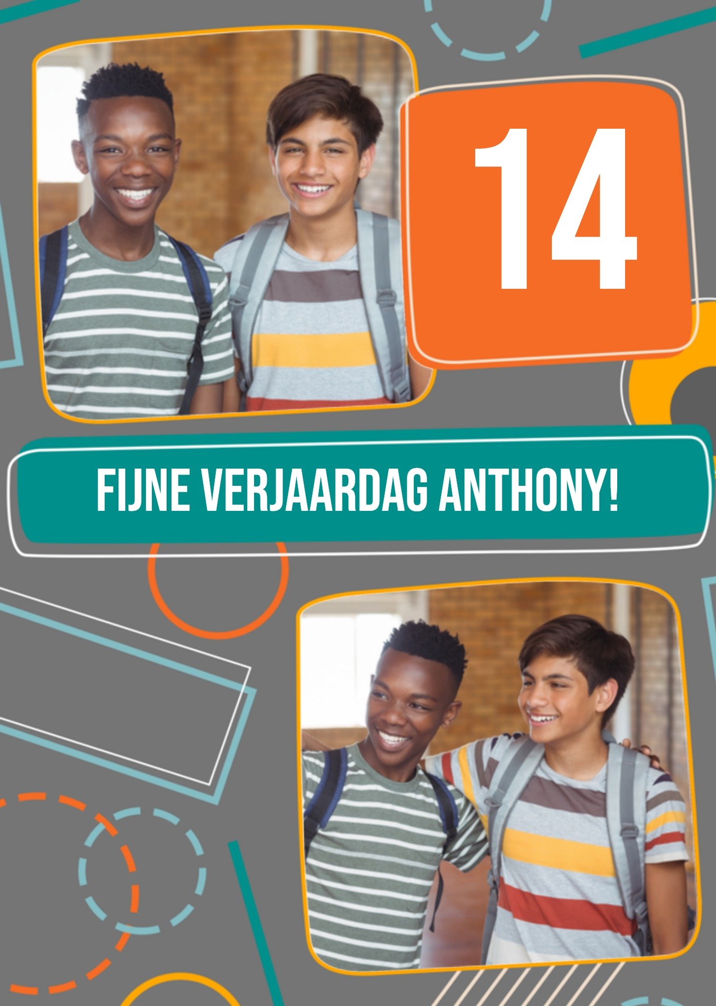 Verjaardagskaart Tiener Jongen Kaart Greetz