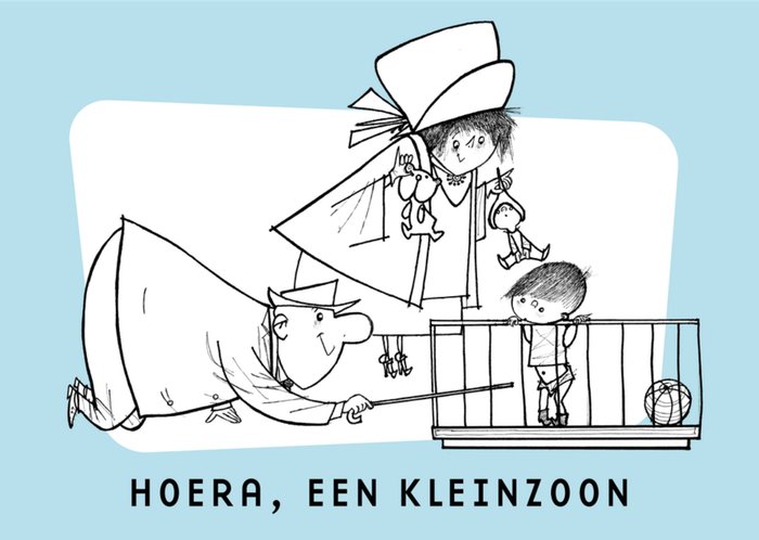 Fiep Westendorp | Geboortekaart | Kleinzoon