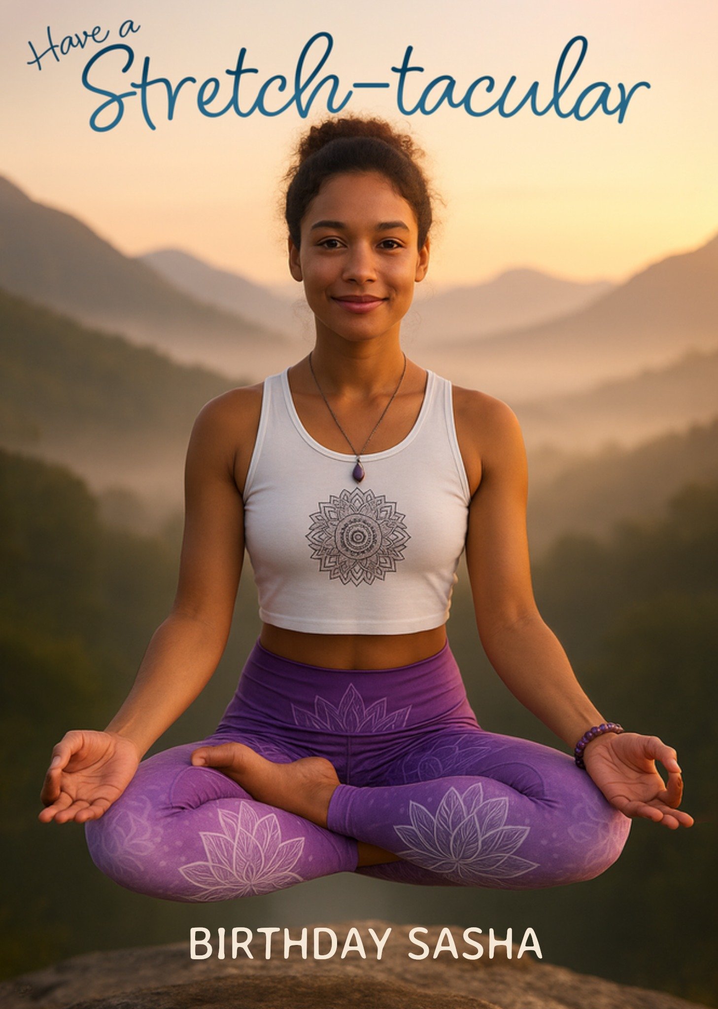 Verjaardagskaart Face Swap Stretch tacular Greetz