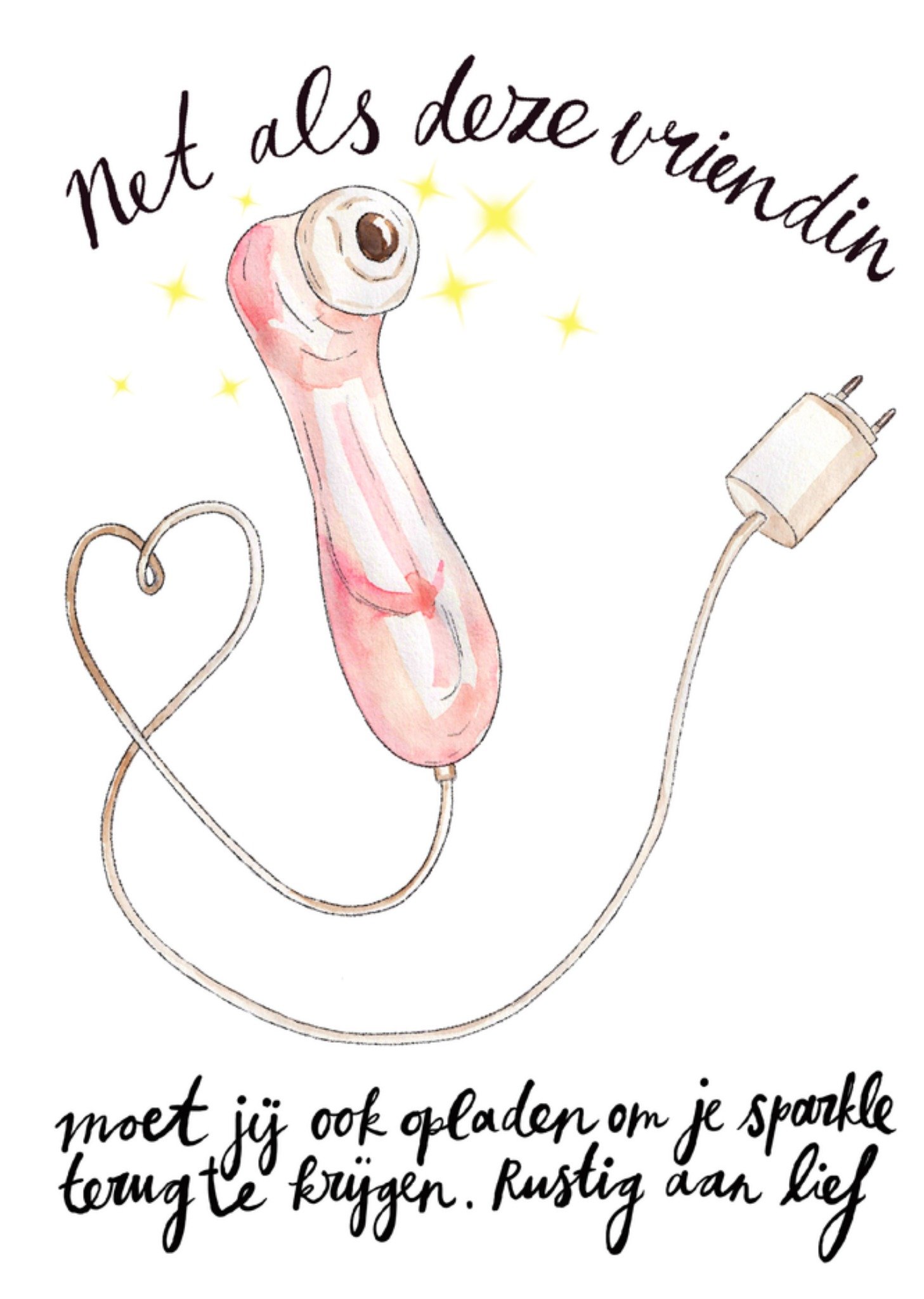 Marie Bodié Beterschapskaart Satisfyer Kaart De Haarclip van Marie Claire