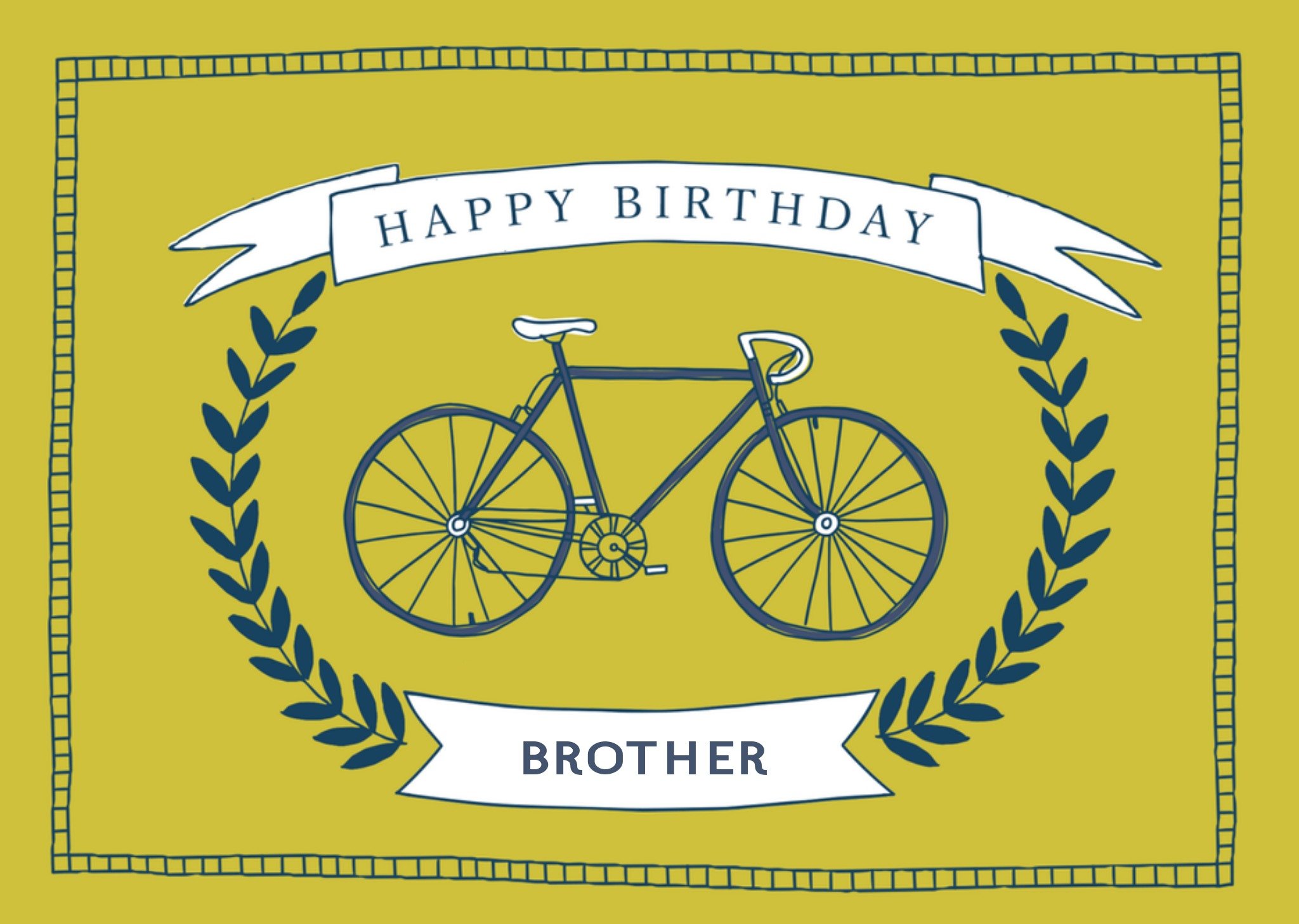 Greetz Verjaardagskaart fiets Standard Card
