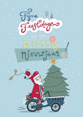 Funny Side Up | Kerstkaart | Typografie | Gelukkig nieuwjaar