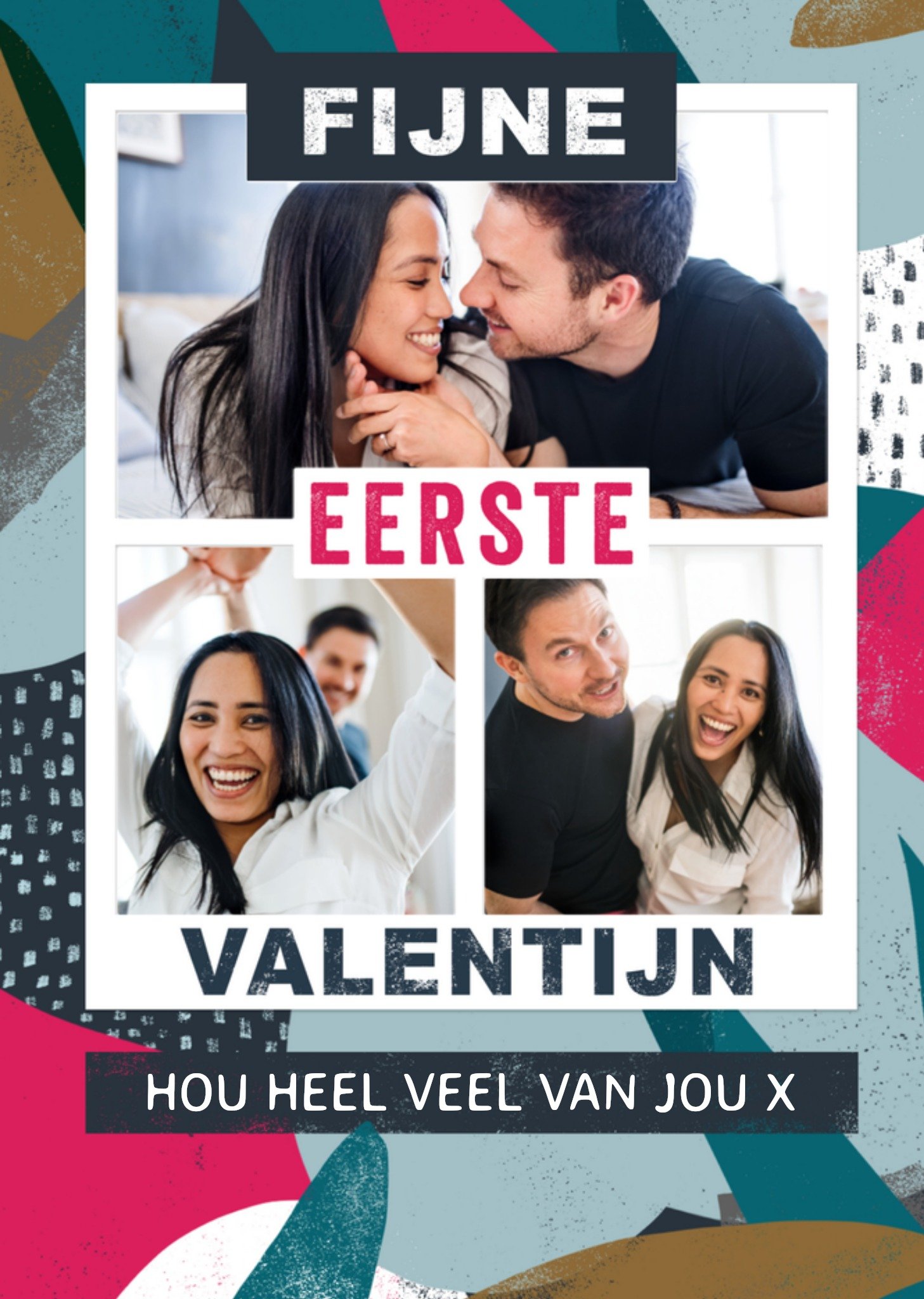 Valentijnskaart eerste Valentijn foto Kaart Greetz