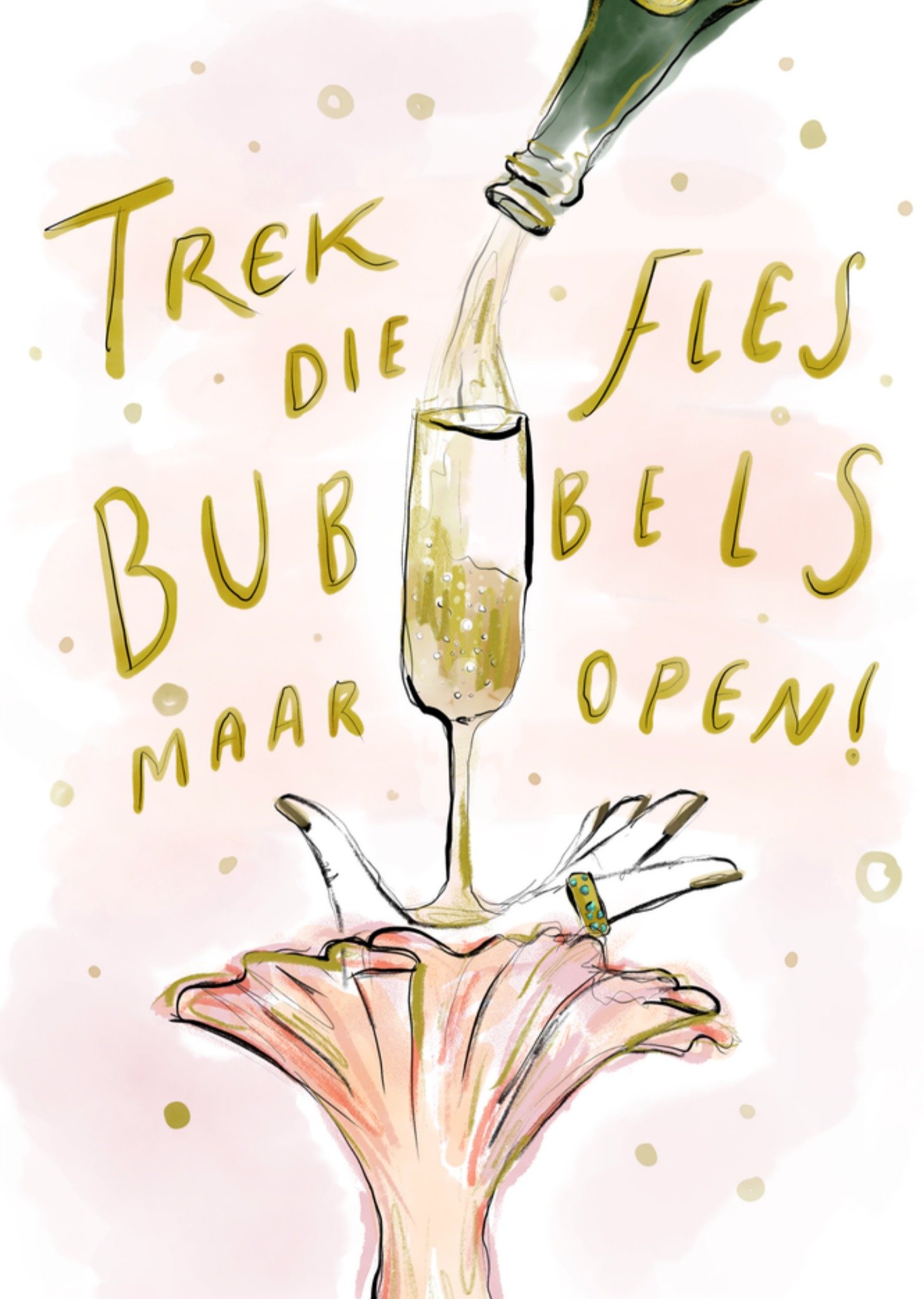 Greetz Verjaardagskaart Bubbels Standard Card