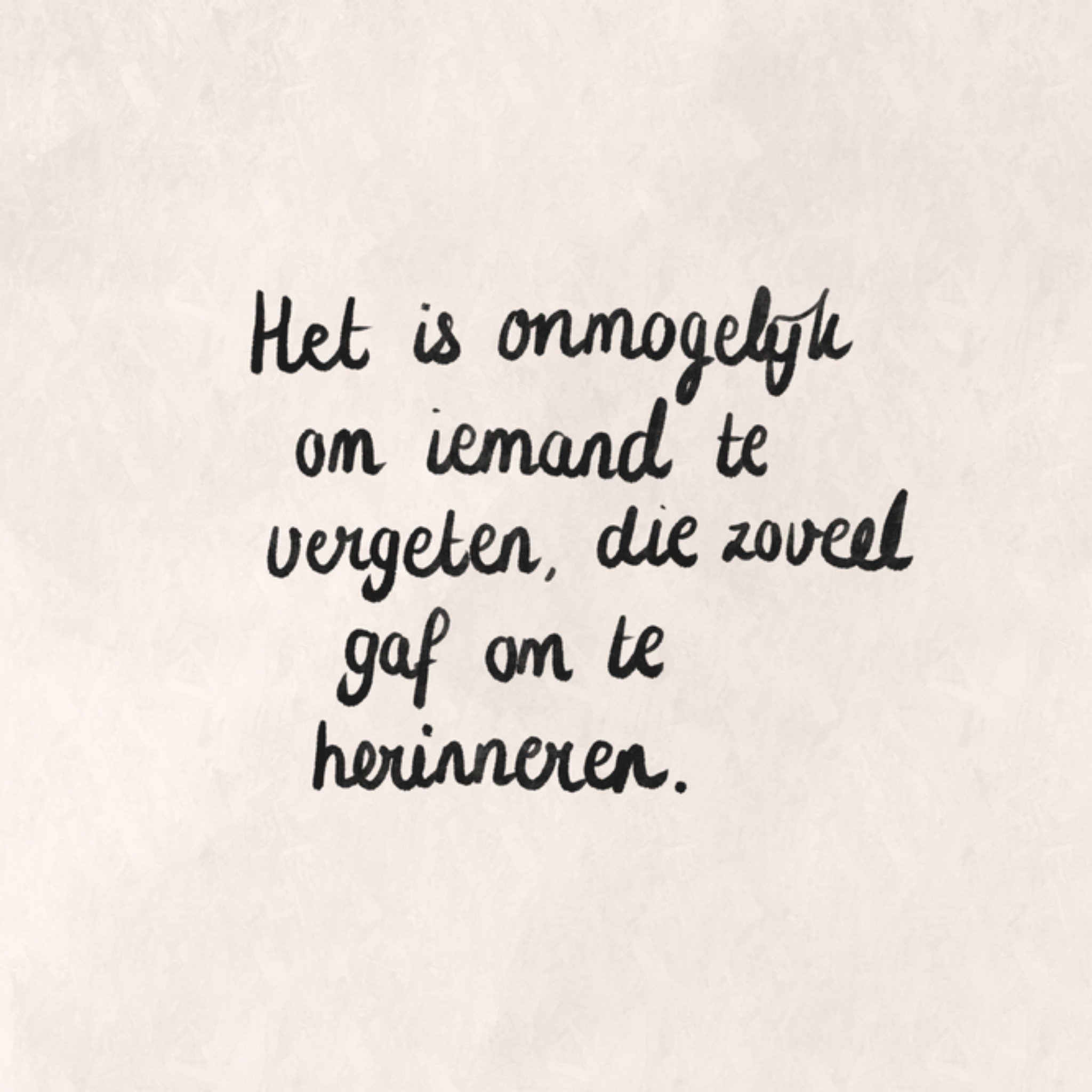 Greetz Condoleancekaart herinneren Vierkant