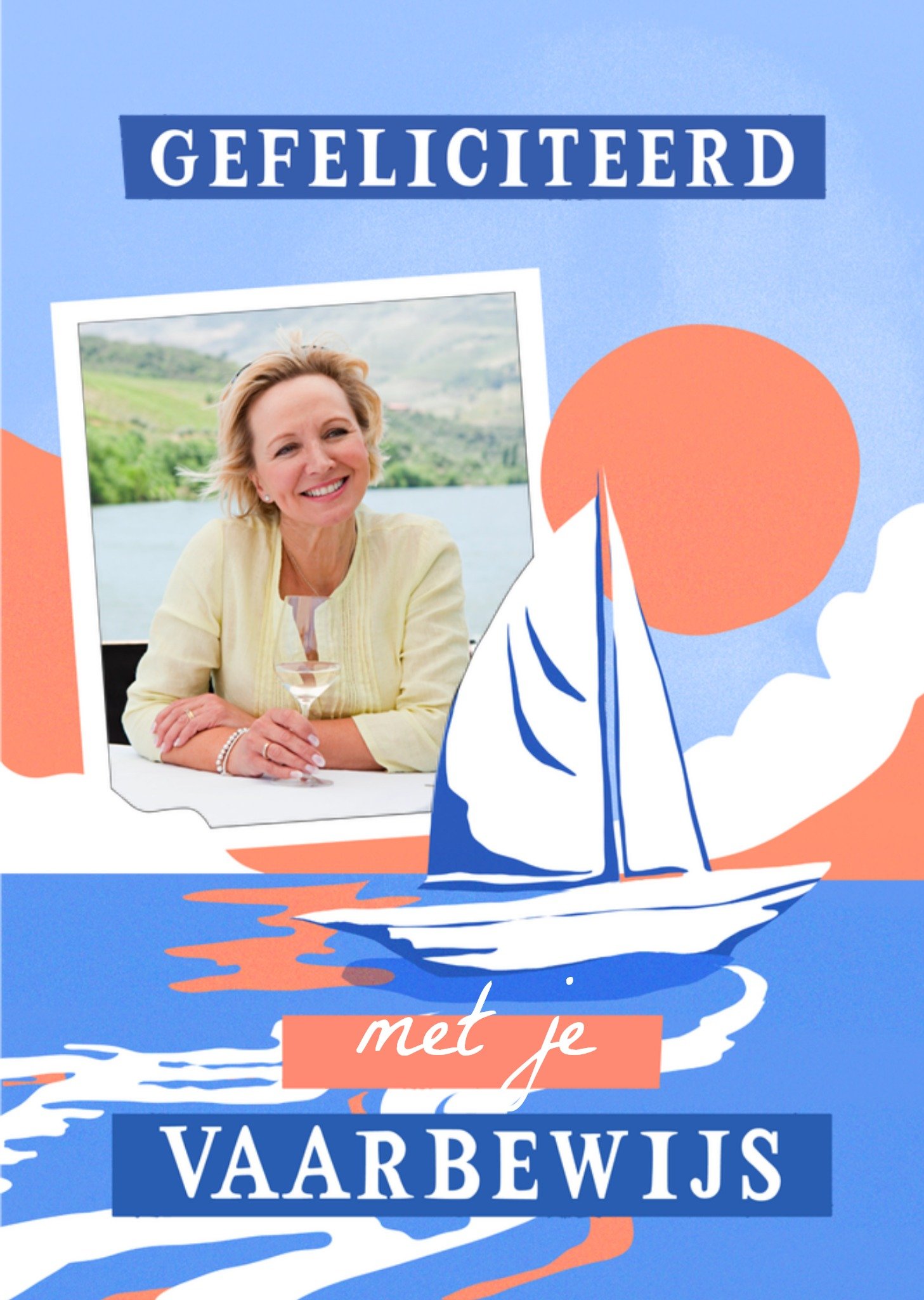 Geslaagd kaart Vaarbewijs Kaart Greetz