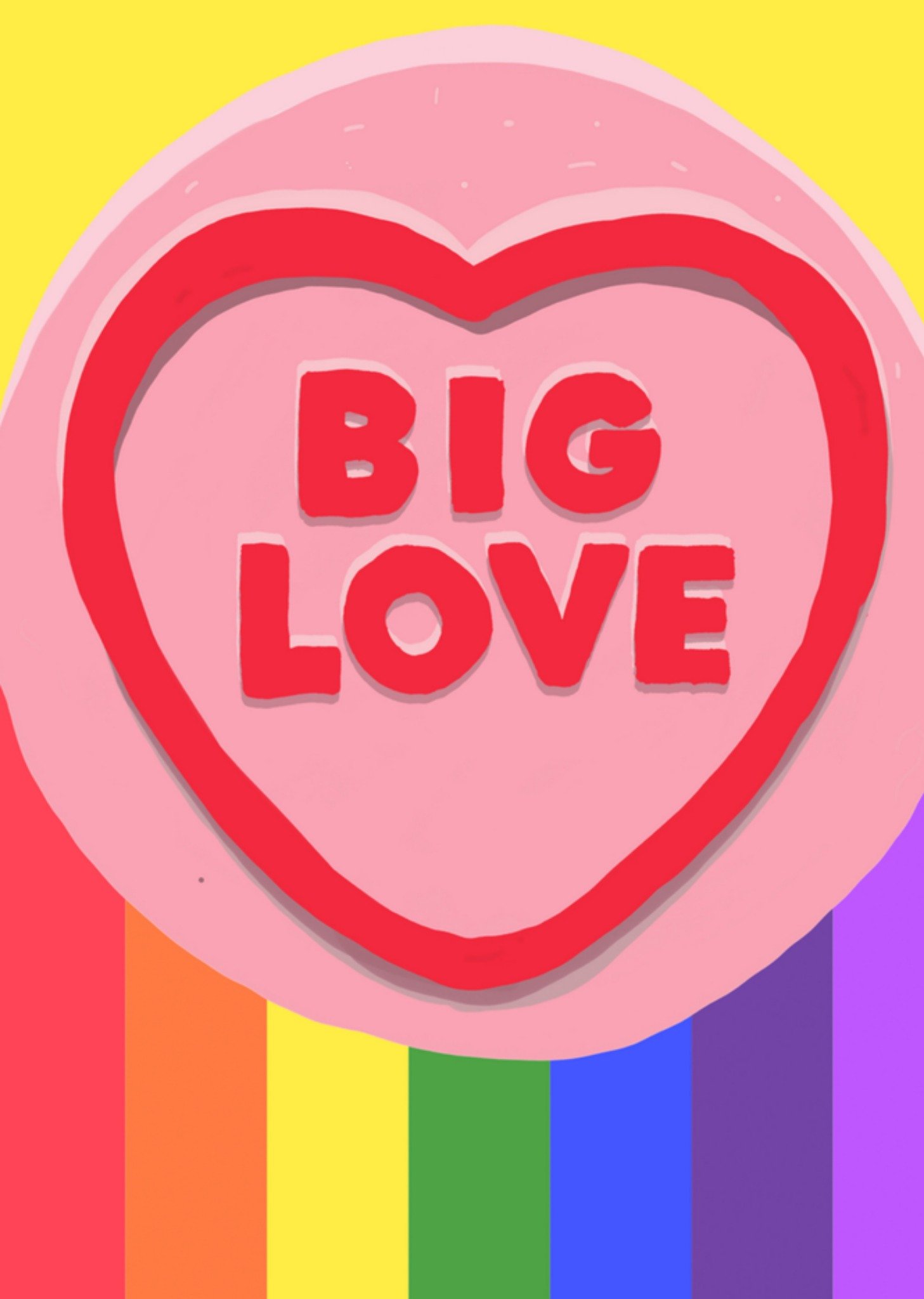 Verjaardagskaart regenboog Kaart Jolly Awesome