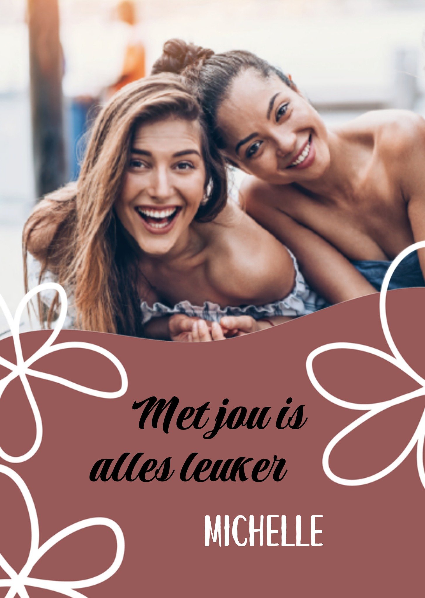 Vriendschapskaart met naam Kaart Greetz