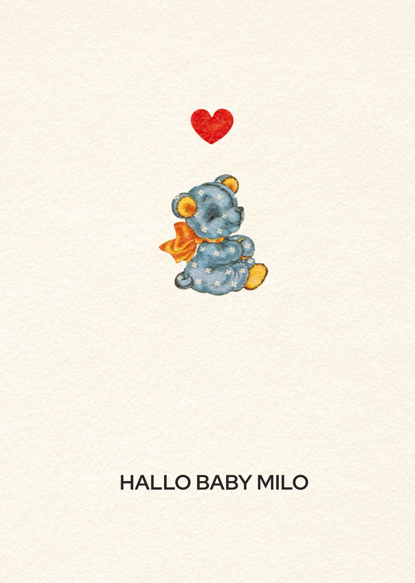 Bright Spot Geboortekaart Hallo Baby Standard Card