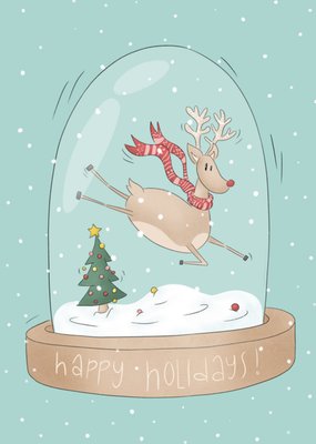 Studio Fred Illustraties | Kerstkaart | Happy Holidays!