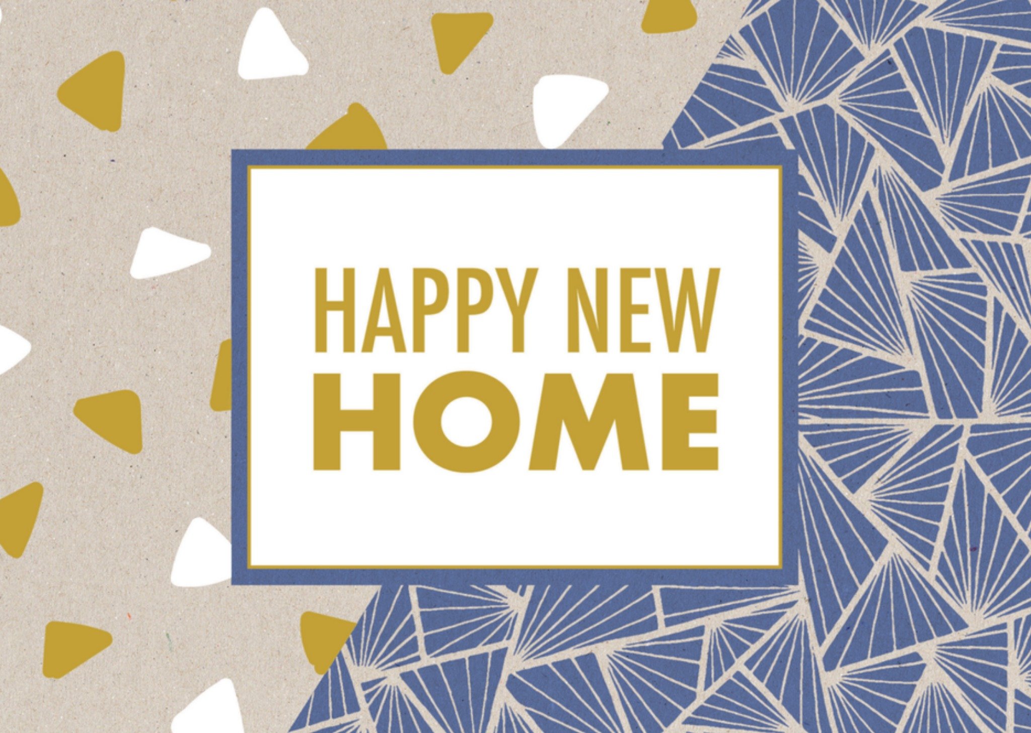 Nieuwe woning Happy new home Kaart Paperclip