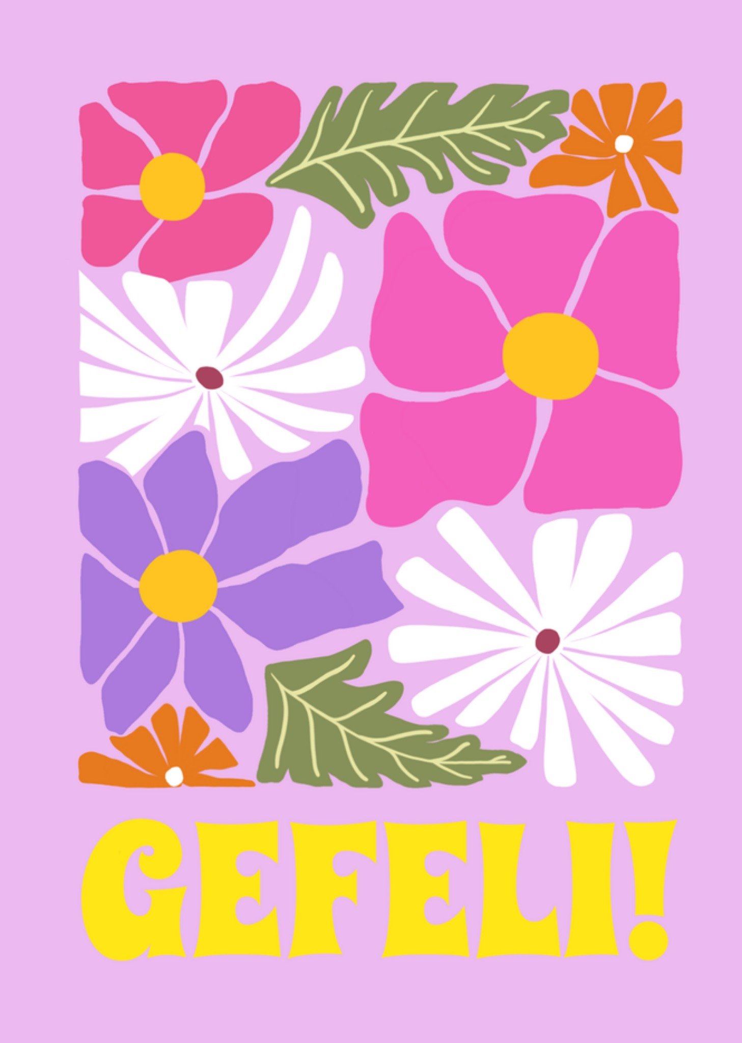 Felicitatiekaart Gefeli Kaart Tsjip