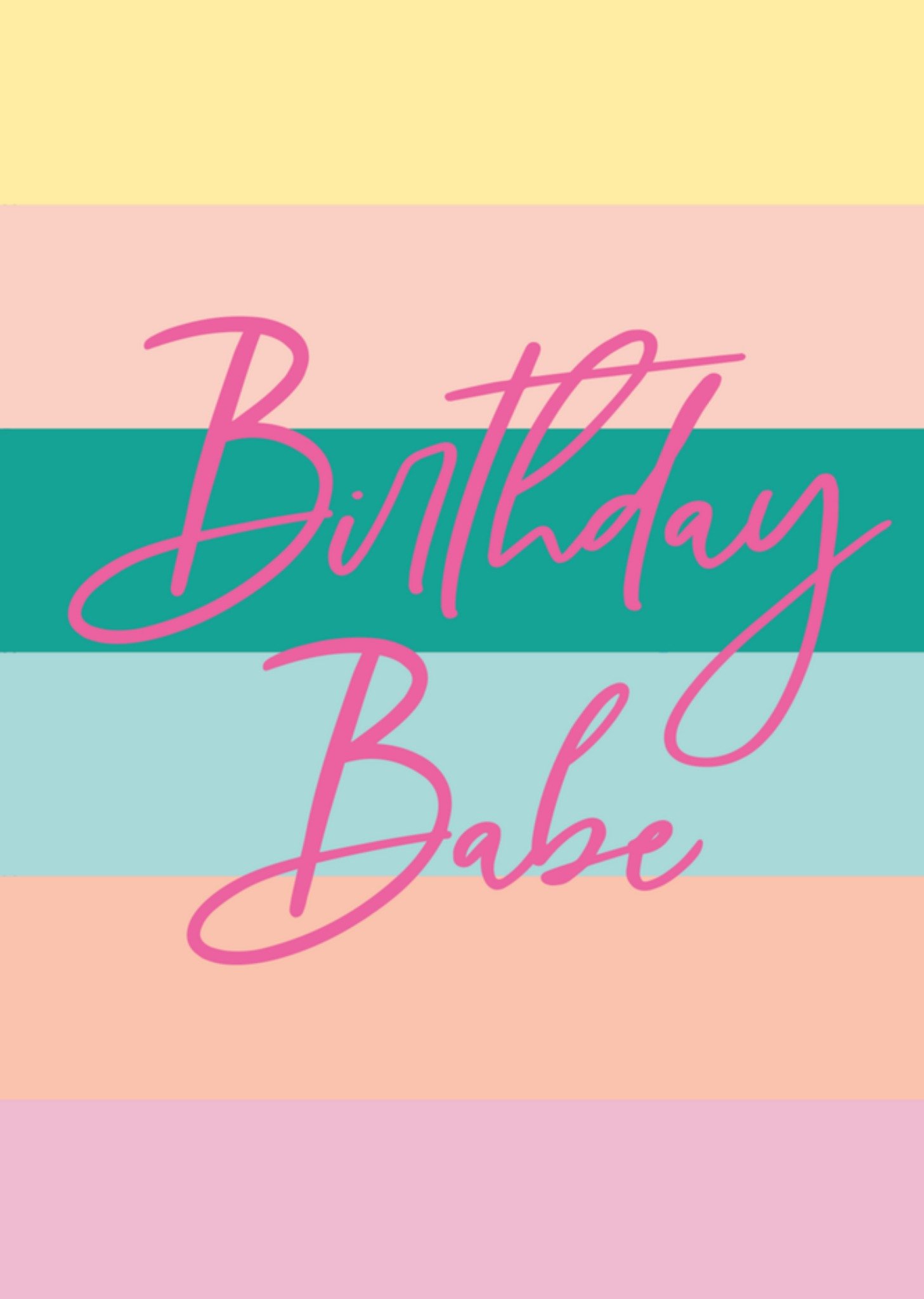 Verjaardagskaart birthday babe Kaart Sadler Jones