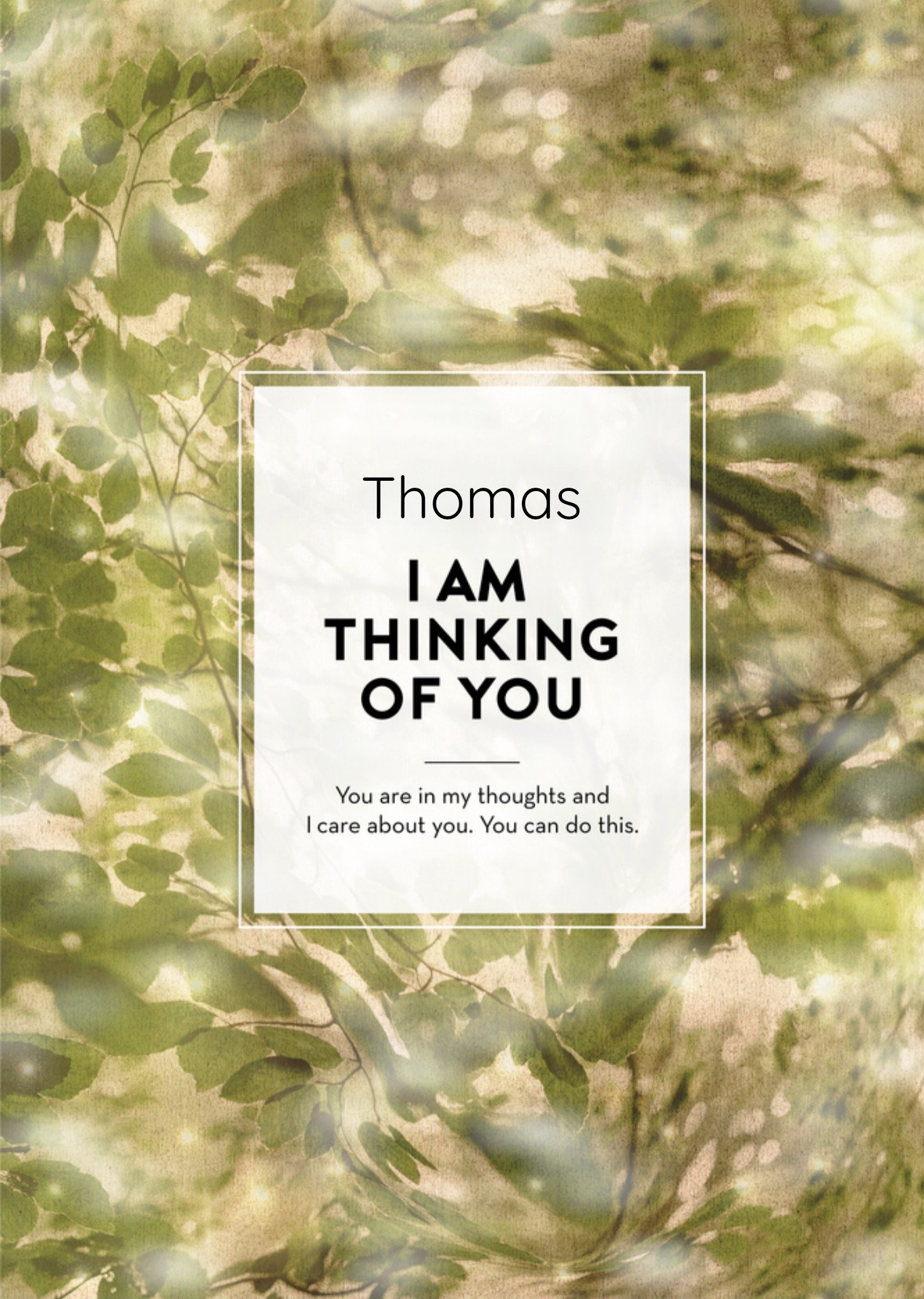 Denken aan kaart I care about you Kaart The Gift Label