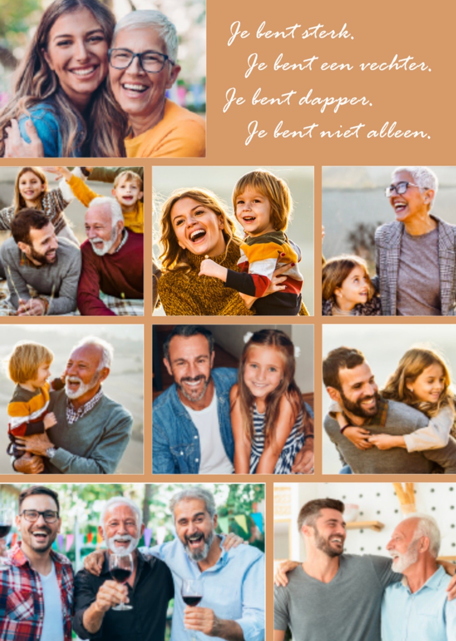 Beterschapskaart Je bent sterk Greetz