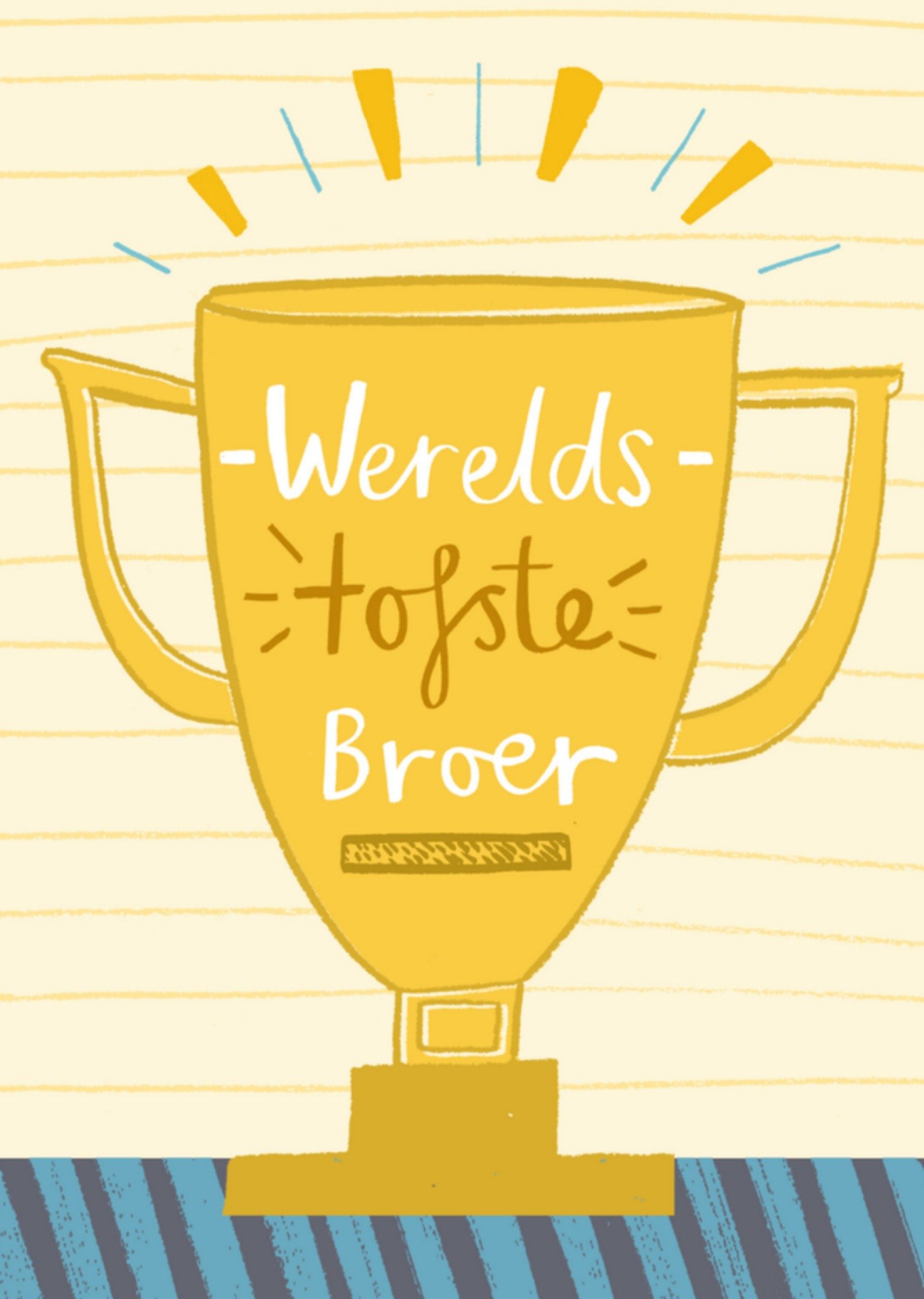 Stelle Isaac Verjaardagskaart tofste broer Kaart Stella Isaac Illustrations