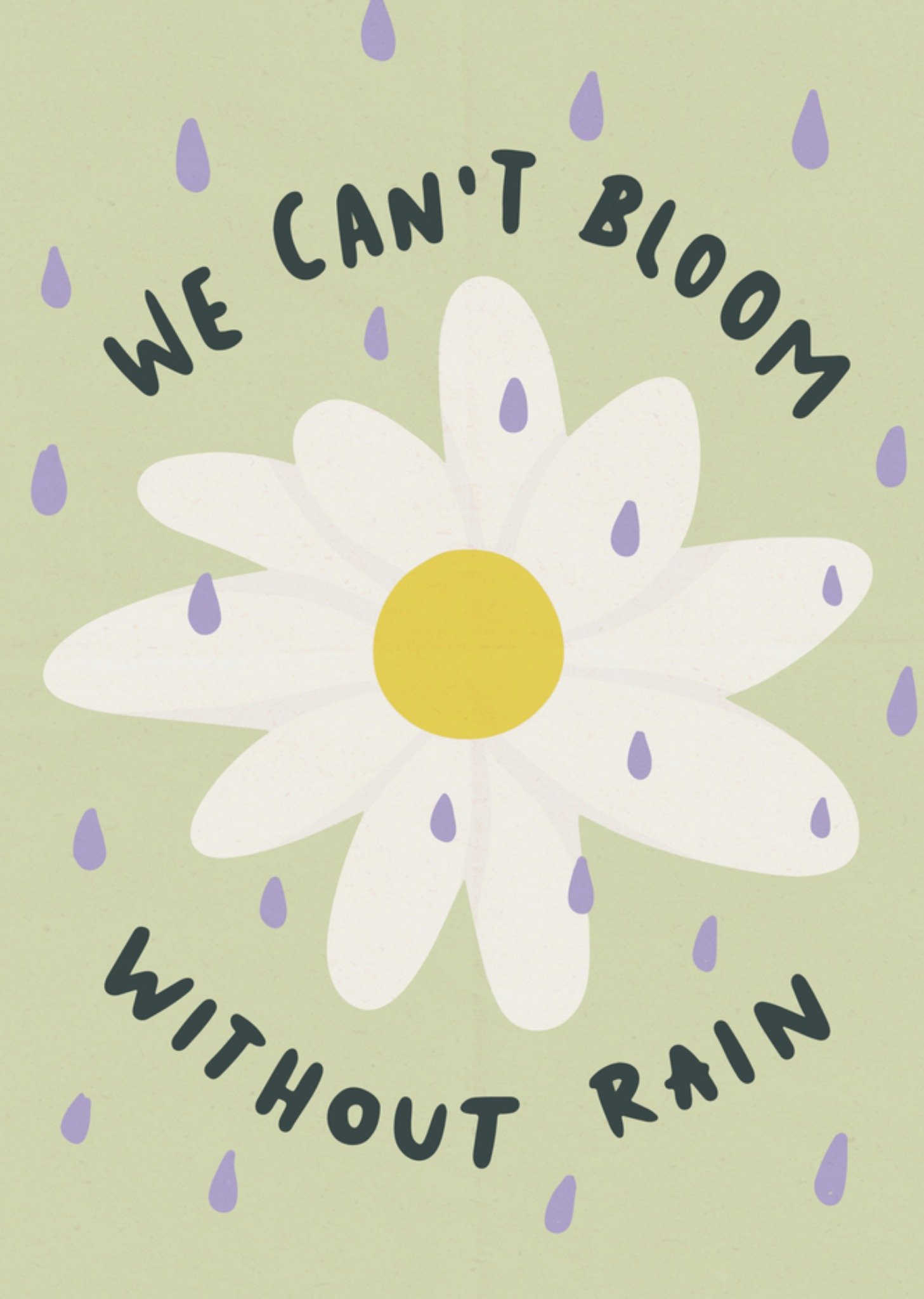 Denken aan Bloom Kaart Greetz