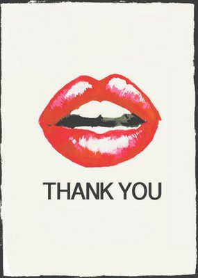 Sooshichacha | Bedanktkaart | lippen
