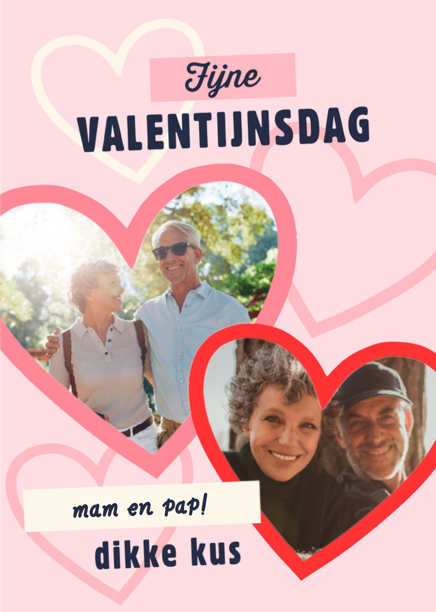 Greetz Valentijnskaart Mam en Pap Standard Card
