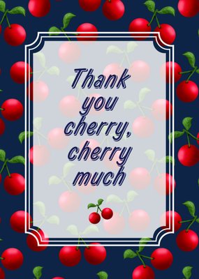 Greetz | Bedanktkaart | Thank you cherry much