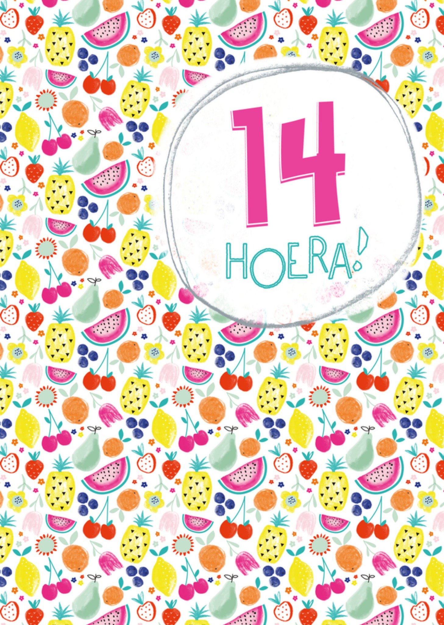 Verjaardag Fruit Kaart TMS