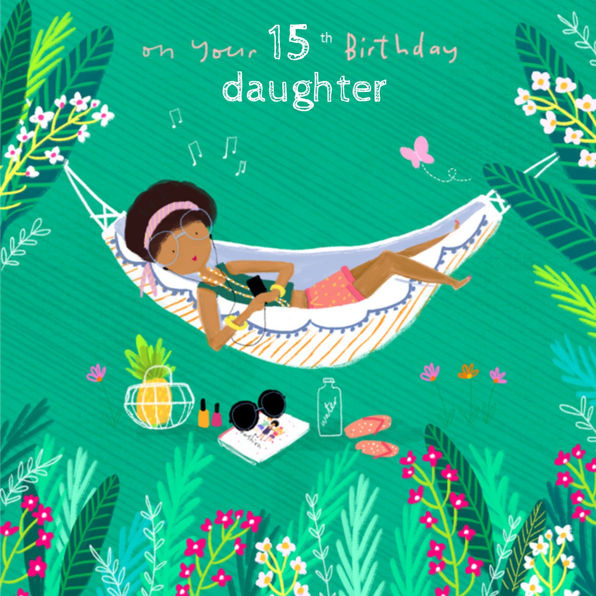 Greetz Verjaardagskaart hangmat Vierkant