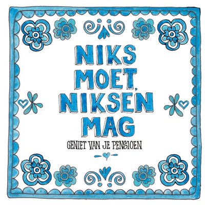 Sandysign | Pensioenkaart | Geniet Van Je Pensioen