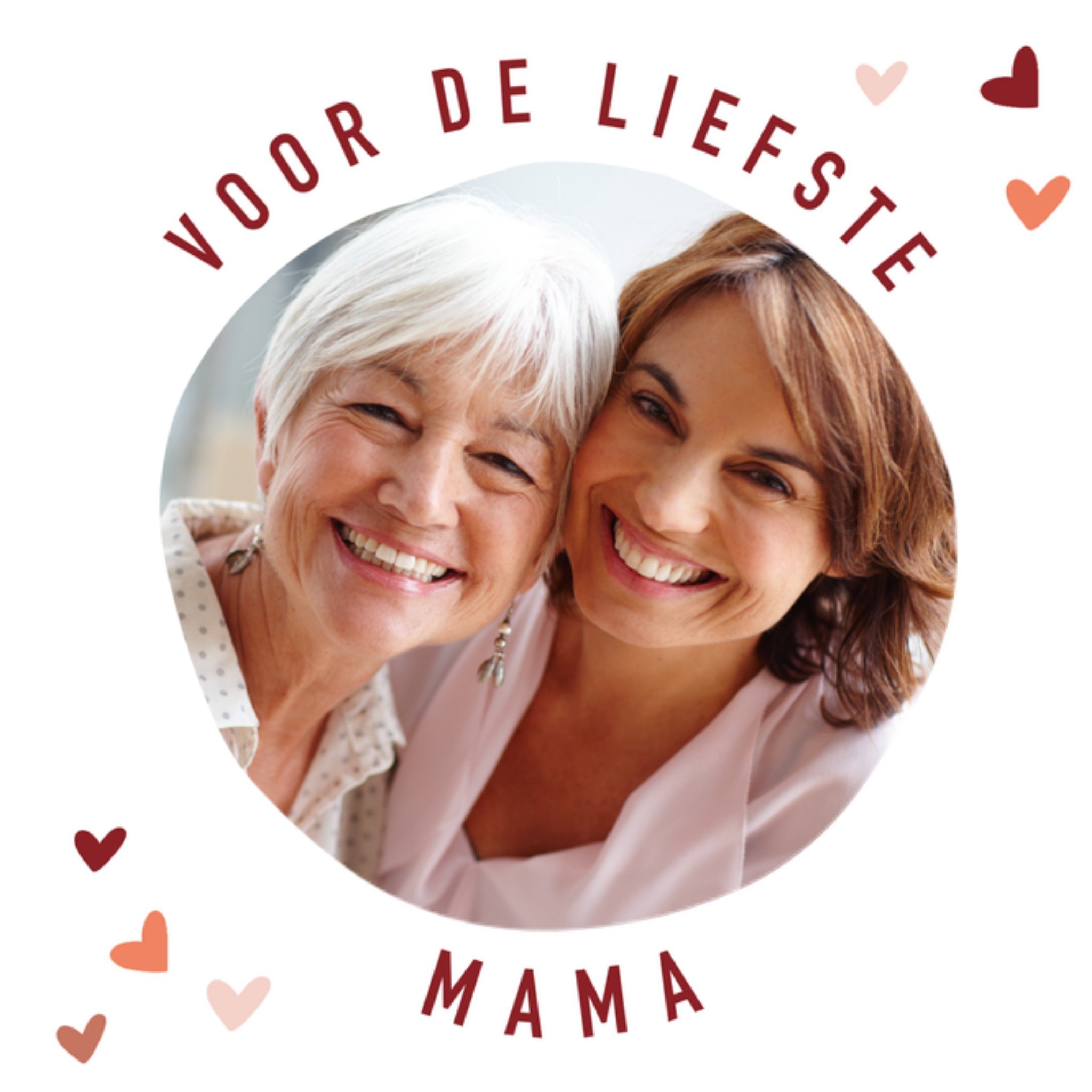 Greetz Moederdagkaart fotokaart de liefste Vierkant