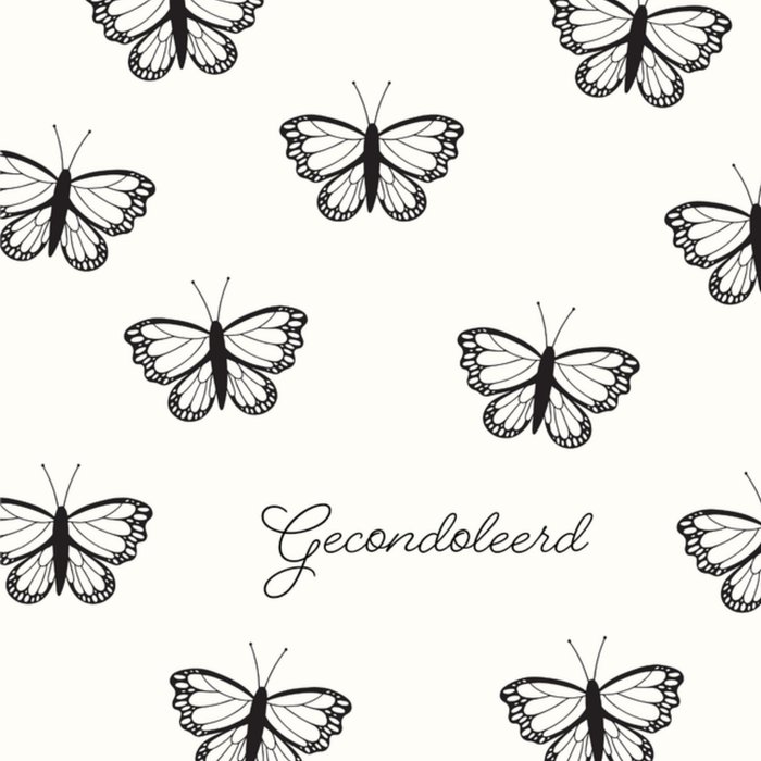 Greetz | Condoleance |  Vlinders