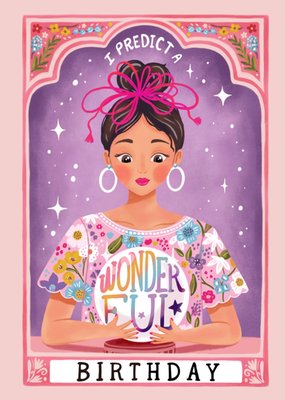Aniet Illustration | Verjaardagskaart | I predict a wonderful birthday