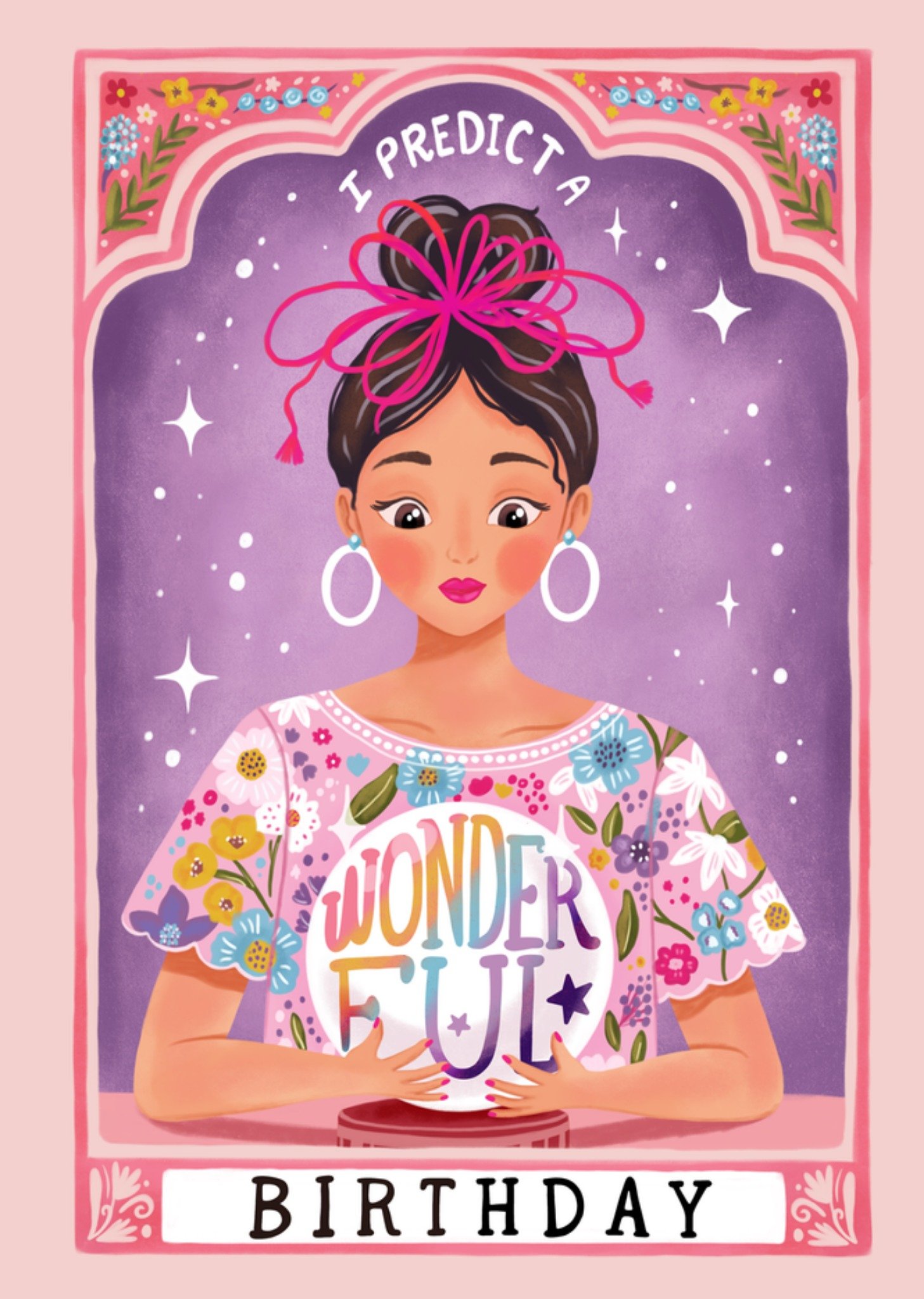 Aniet Illustration Verjaardagskaart I predict a wonderful birthday Standard Card