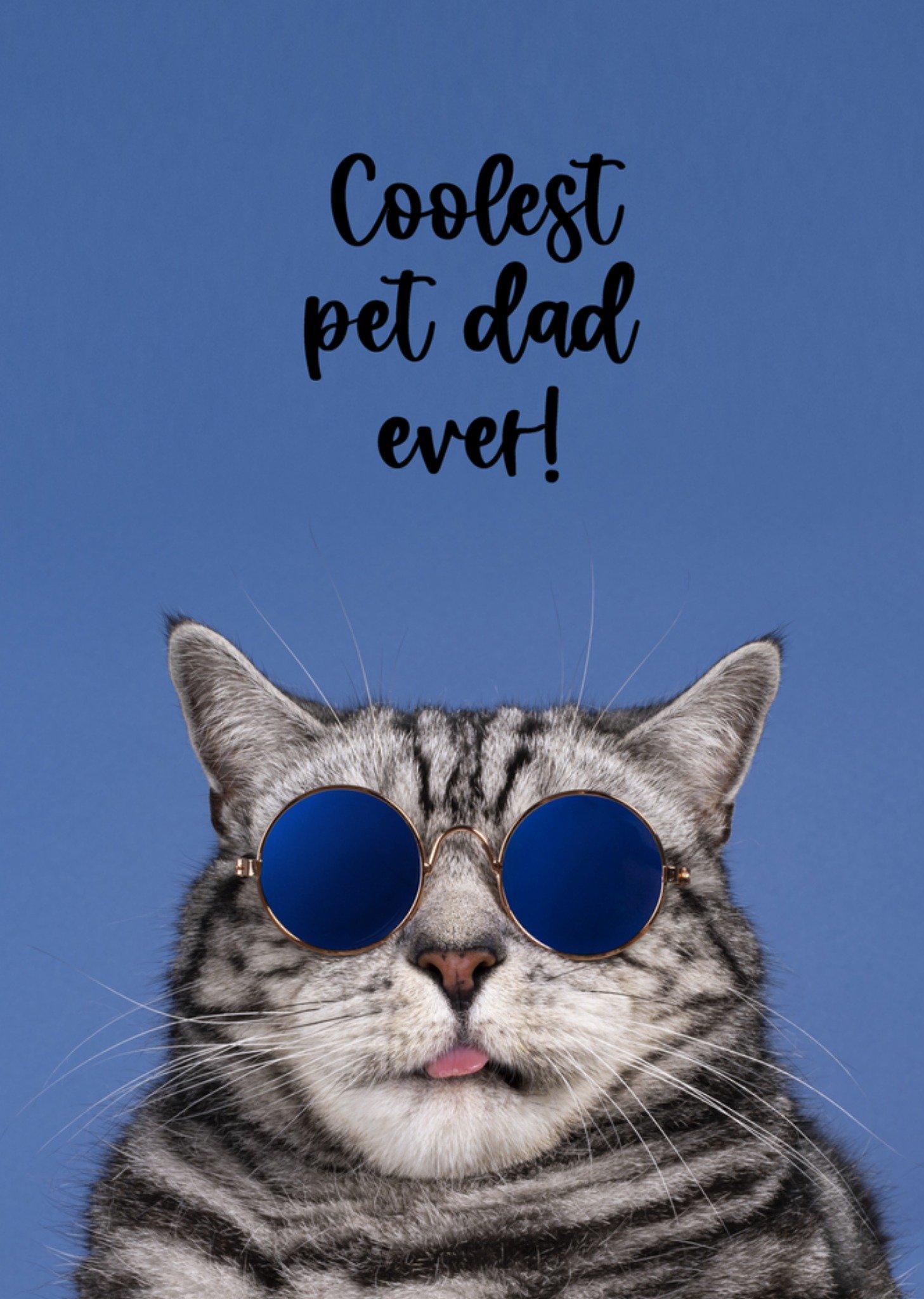 Dierendag kaart pet dad Catchy Images