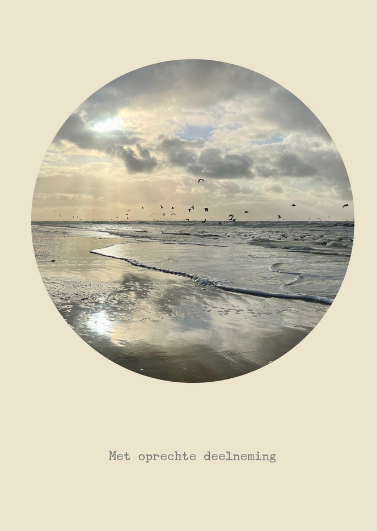 Condoleancekaart landschap Kaart Bright Spot