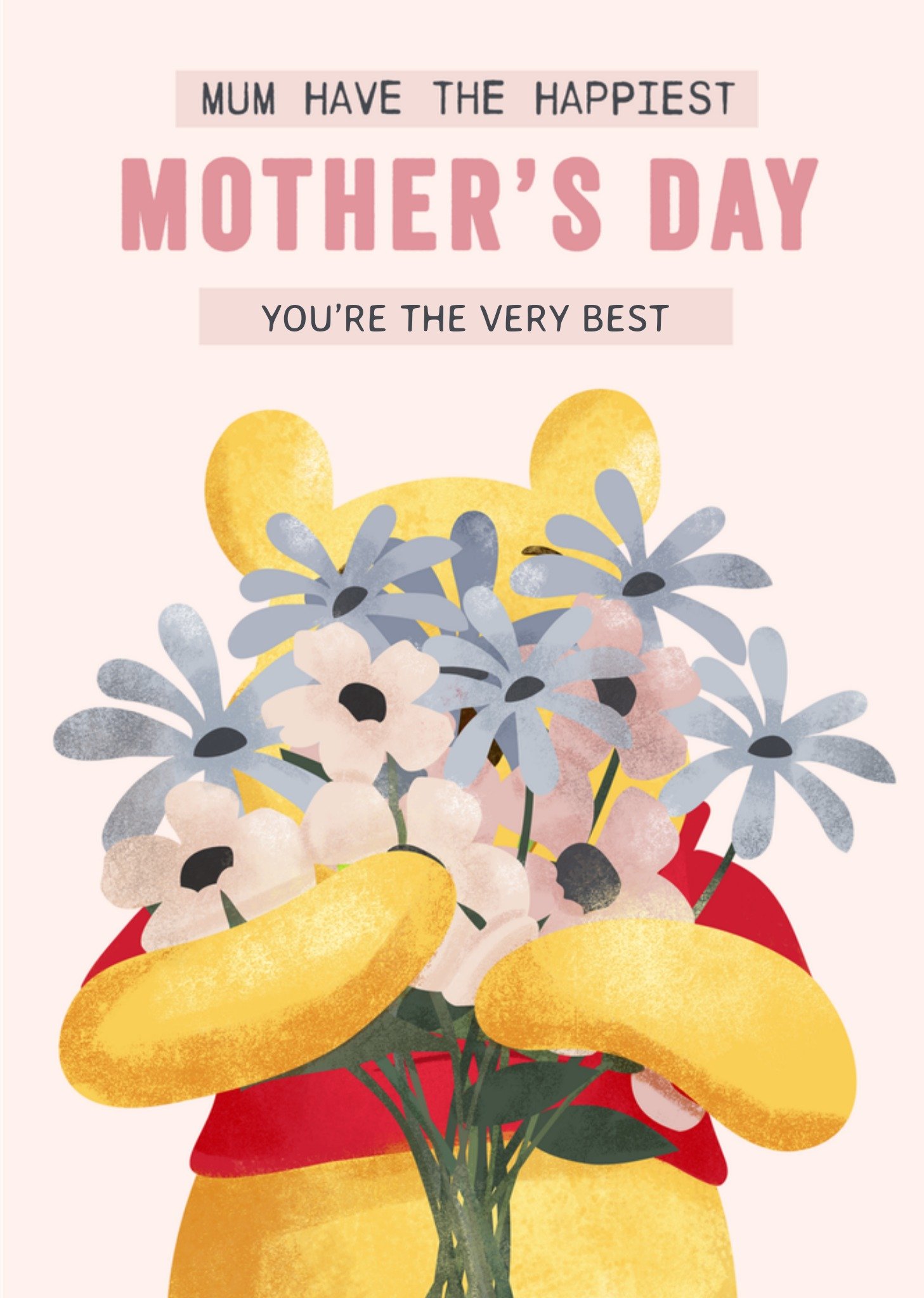 Moederdagkaart Winnie the Pooh Kaart Disney