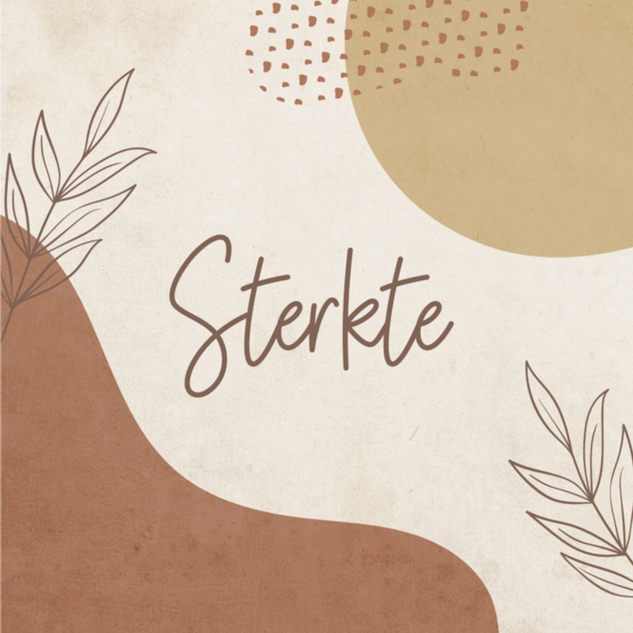 Papercute Condoleancekaart Sterkte Vierkant