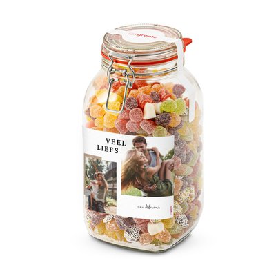 Redband | Snoeppot TumTum | Veel liefs met eigen foto & naam | 1,7 kg