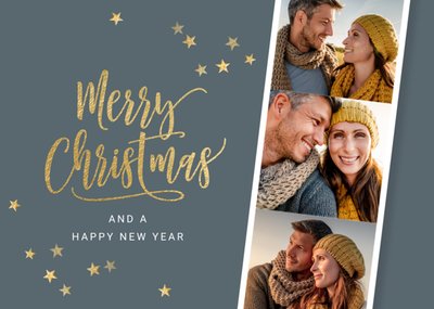 Kerstkaart | Luckz | Sterren | met eigen foto's