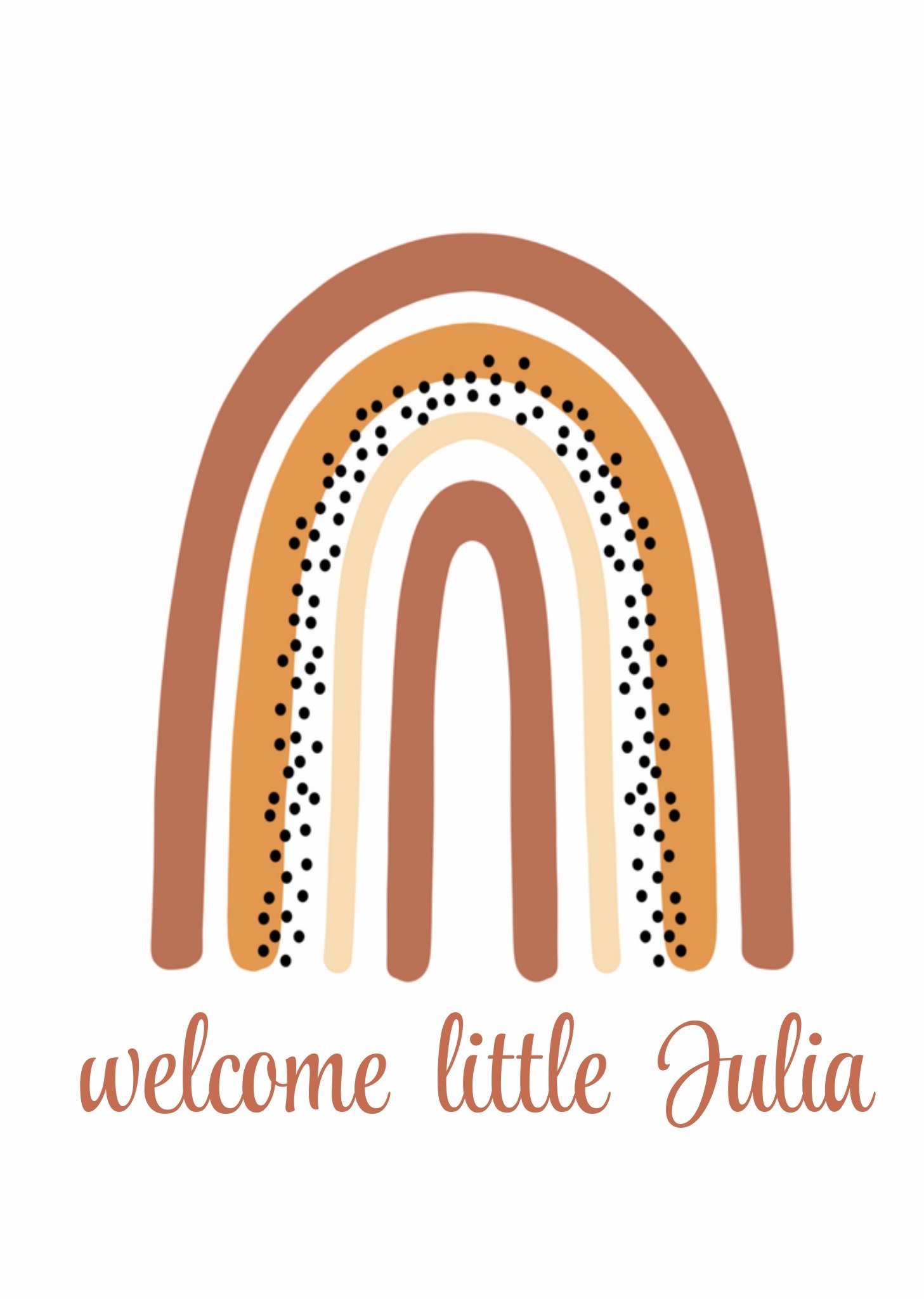 Geboortekaart regenboog Kaart Greetz