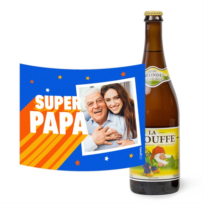 La Chouffe | 750 ml | Super papa met eigen foto