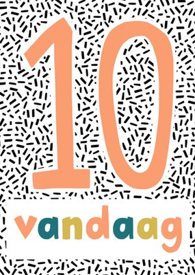 Greetz | Verjaardagskaart | 10 vandaag