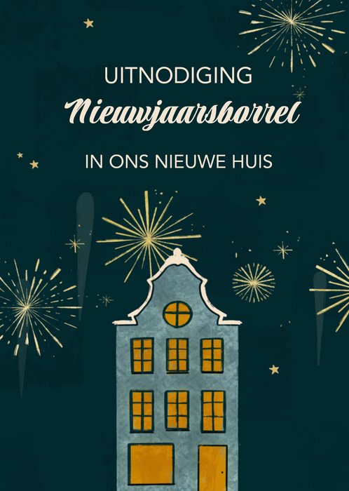 Greetz | Uitnodiging nieuwjaarsfeest | nieuw huis