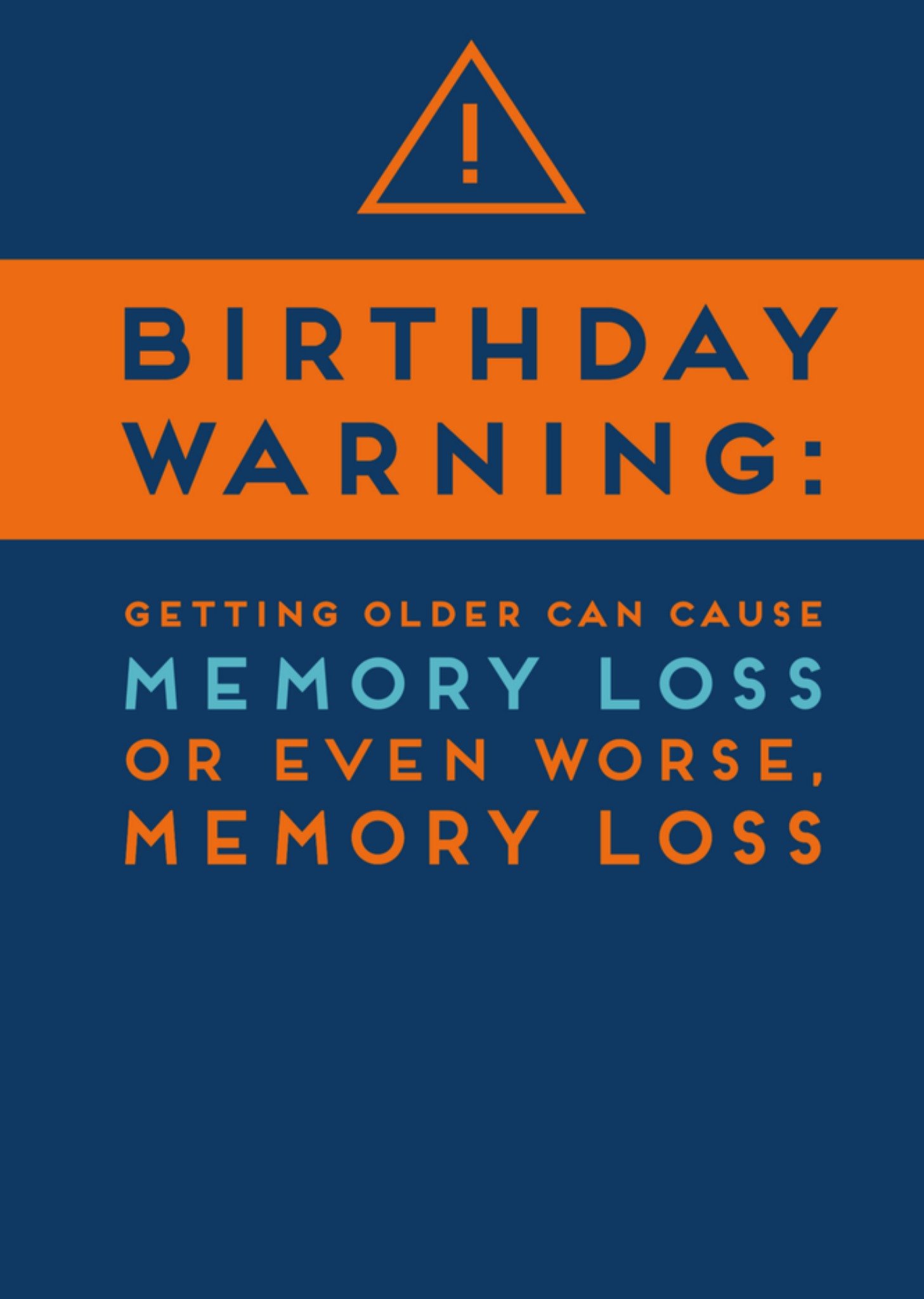 Verjaardagskaart geheugenverlies Kaart Paperlink