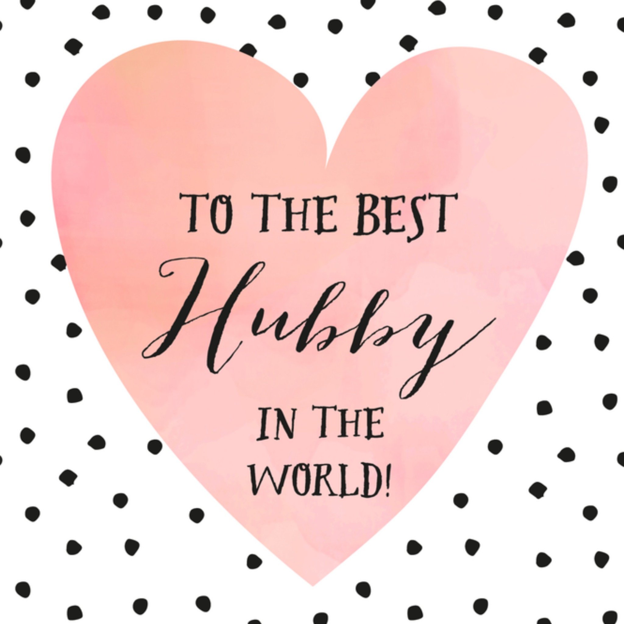 Valentijnskaart hartje husband Vierkante Kaart Tsjip